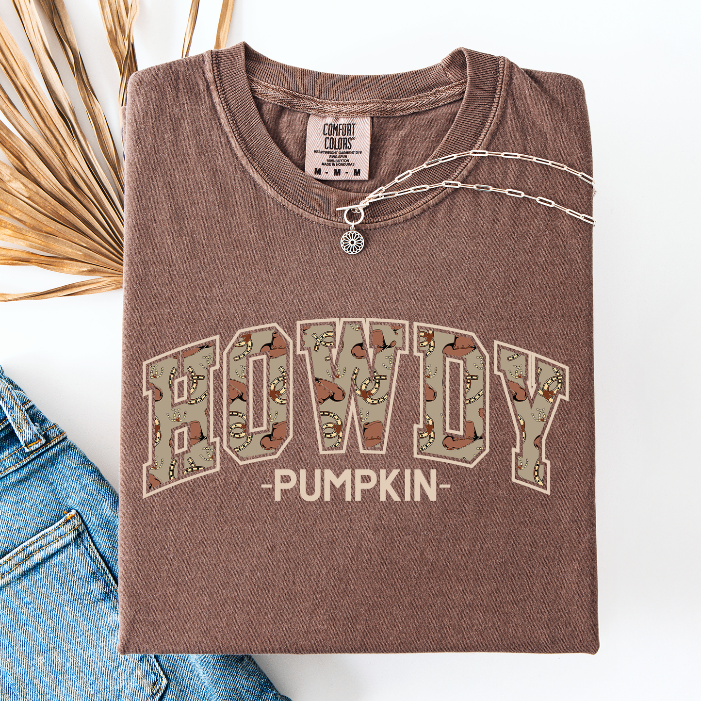 Howdy Pumpkin, Varsity, Collegiate, Fall, Autumn, Comfort Colors T-Shirt