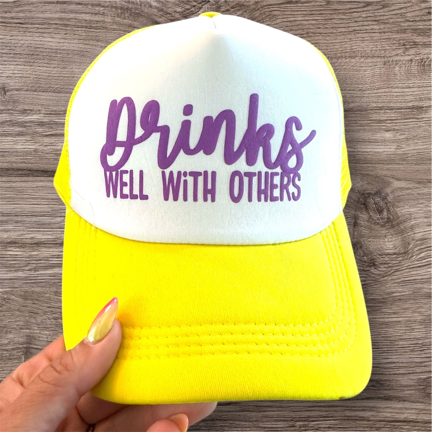 Trucker Hat - Drinks Well With Others