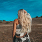 Maria Cowhide Fringe Purse