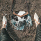 Maria Cowhide Fringe Purse