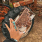 The Lancaster Wallet (Gold Foil Splattered Cowhide ) a Haute Southern Hyde by Beth Marie Exclusive