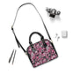 Hearts In Black Handbag