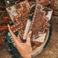 The Lancaster Wallet (Gold Foil Splattered Cowhide ) a Haute Southern Hyde by Beth Marie Exclusive