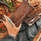 The Hazy Elva Wallet (Brown Leather ) a Haute Southern Hyde by Beth Marie Exclusive