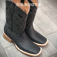 Men’s mate black python boots by EDboots