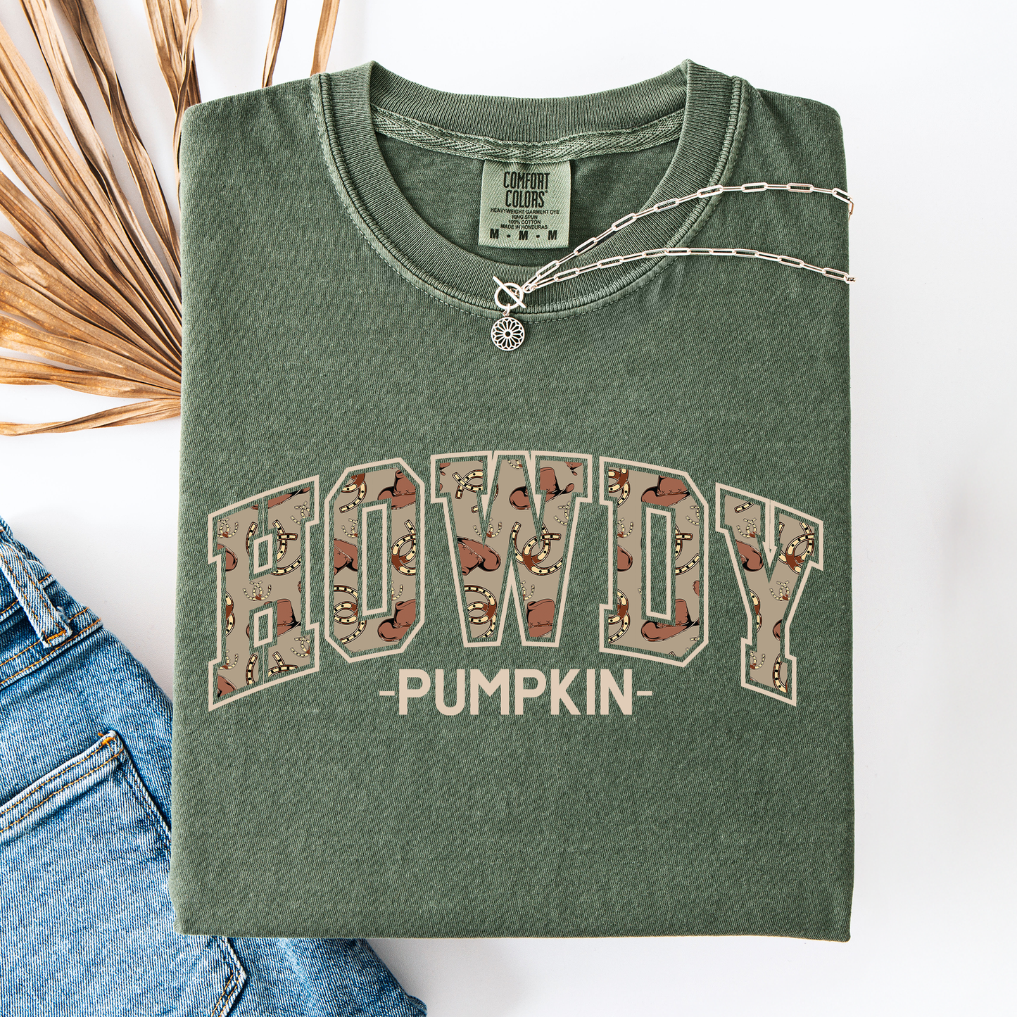 Howdy Pumpkin, Varsity, Collegiate, Fall, Autumn, Comfort Colors T-Shirt