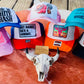 A Little Bit White Trash Western Trucker Hat