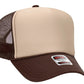 Just A Mom Out Here Trying Not To Raise Assholes Adult Otto Foam Trucker Hat