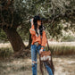 The Lancaster (Gold Splattered Cowhide) a Haute Southern Hyde by Beth Marie Exclusive