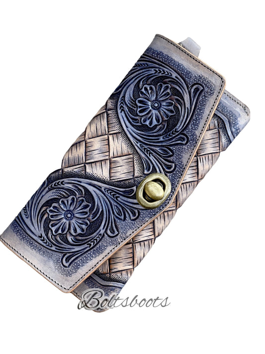 Lady B handtooled wallet