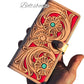 rouge handtooled wallet