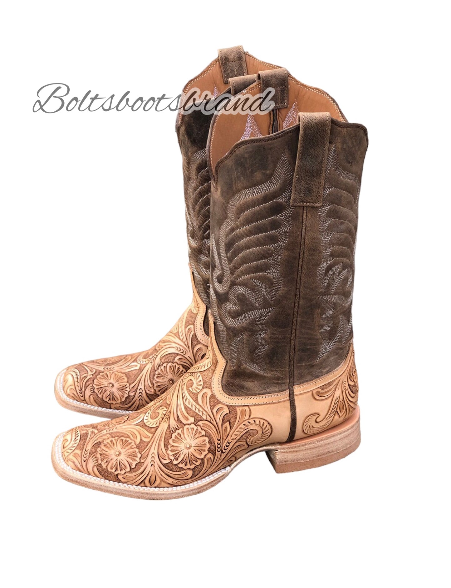 Handtooled 4flower womens signature