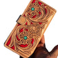 rouge handtooled wallet