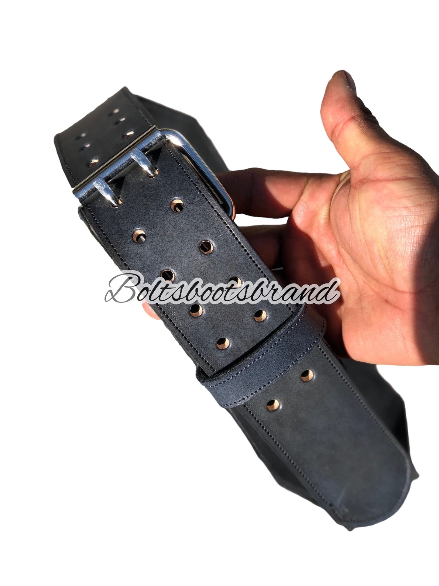 Mario handtooled weight belt by Boltsbootsbrand