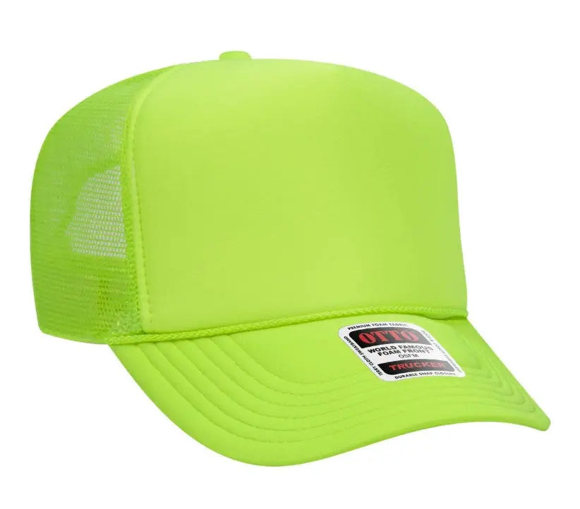 I Get Us In Trouble Adult Otto Foam Trucker Hat