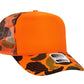 Mama Blue Checkered Bow Adult Otto Foam Trucker Hat