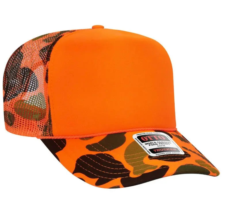 If My Mouth Doesn't Say It My Face Totally Will Text Adult Otto Foam Trucker Hat