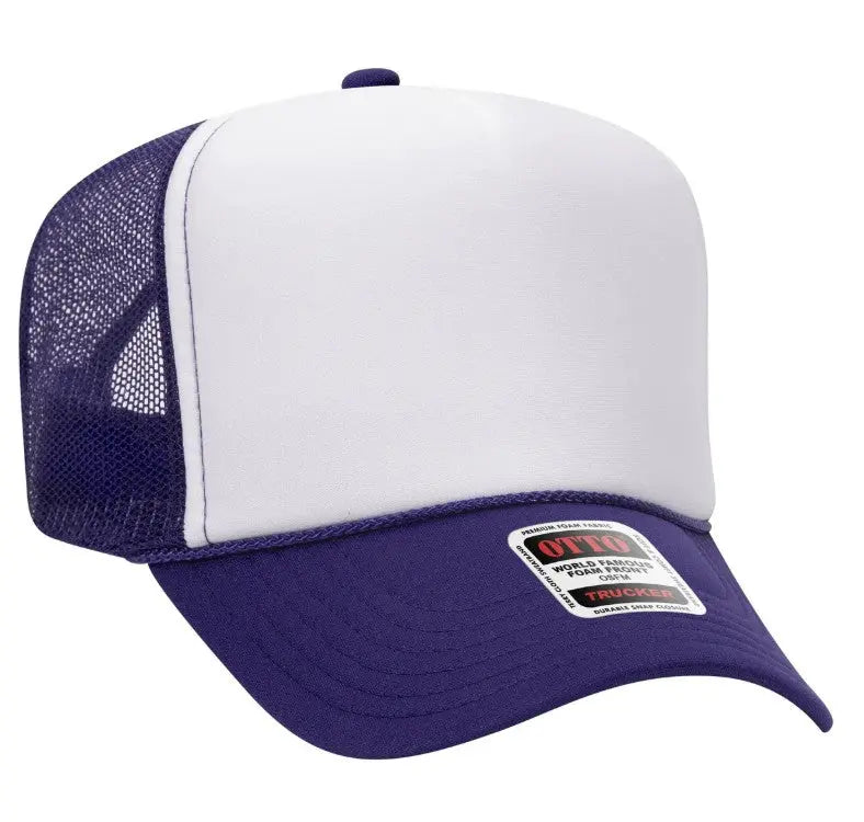 If My Mouth Doesn't Say It My Face Totally Will Text Adult Otto Foam Trucker Hat