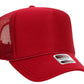 Mama Blue Checkered Bow Adult Otto Foam Trucker Hat