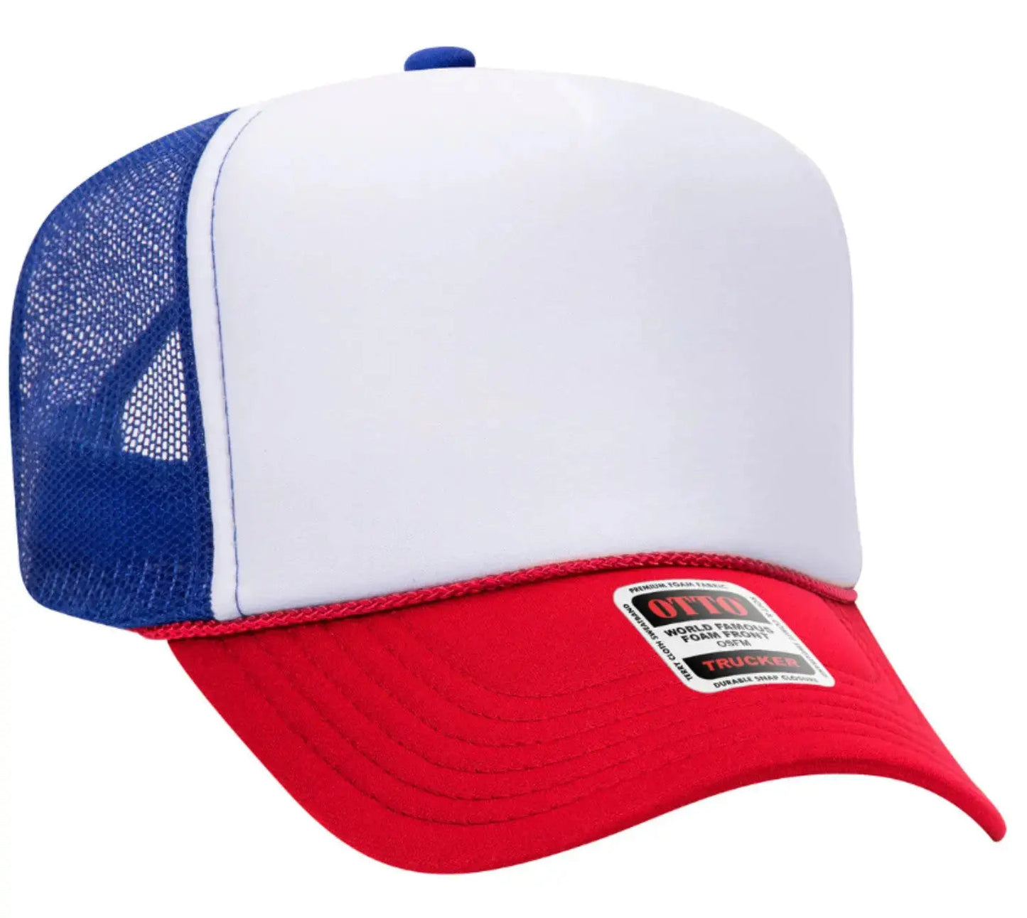 If My Mouth Doesn't Say It My Face Totally Will Text Adult Otto Foam Trucker Hat