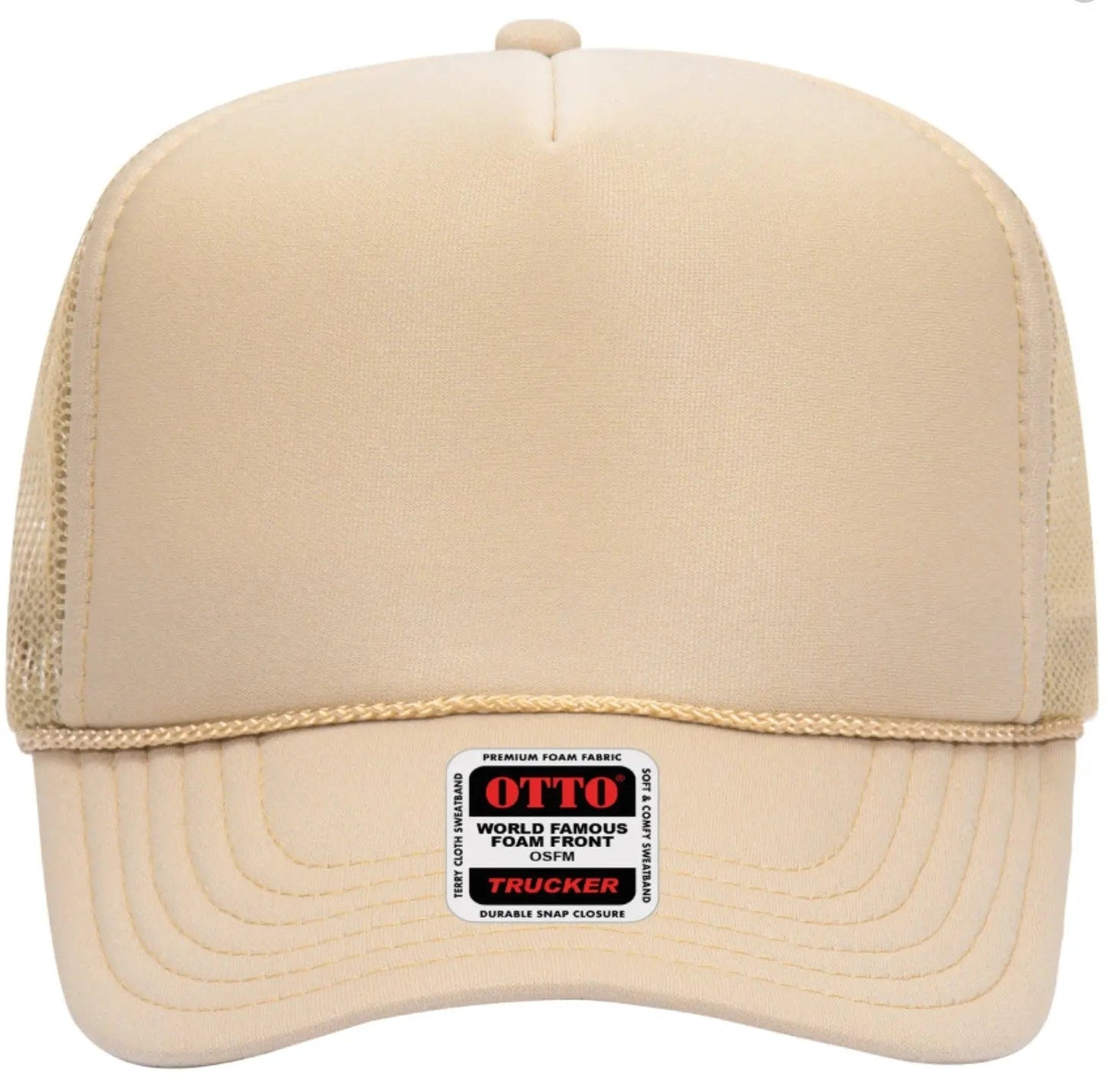Me and Karma Kinda Vibe Like That Adult Otto Foam Trucker Hat
