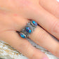 Purple Mojave Three Stone Ring