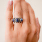 Purple Mojave Three Stone Ring