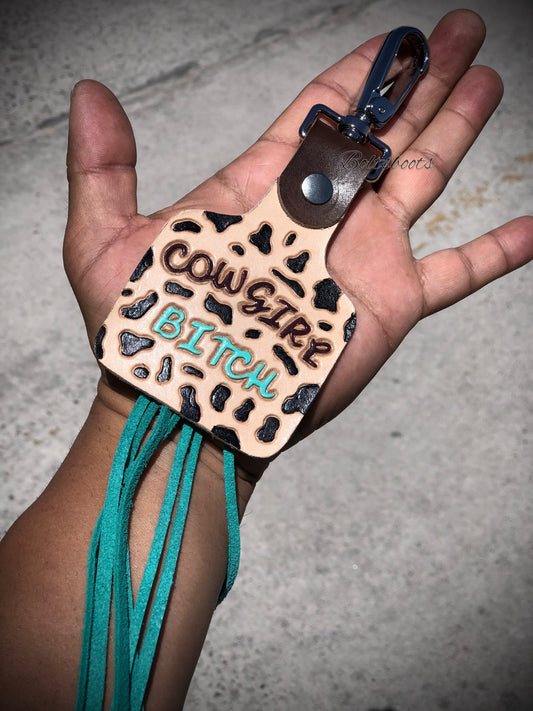 Keychain cowgirl BXTCH by Boltsbootsbrand