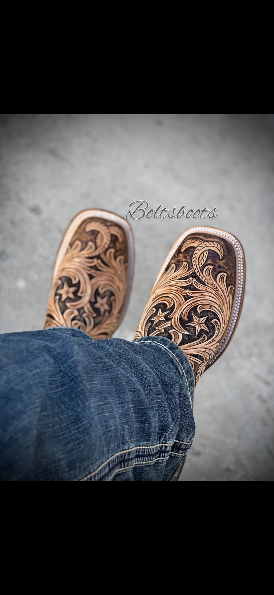 Texas 🌟 lone star handtooled edition men’s signature