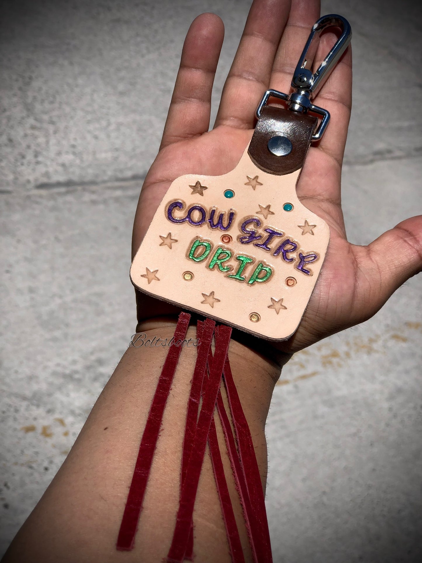 Keychain cowgirl drip by Boltsbootsbrand