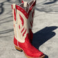 Red zone 7 toe by Boltsbootsbrand